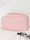 1PC Waterproof Bra Underwear Travel Business Zipper With Detachable Small Pocket Bag Portable Organizer Storage Bag - Pink
