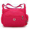 Women Nylon Casual Light Large Small Size Crossbody Bags Shopping Shoulder Bags  - Rose