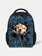 Animal Creative Cartoon Cute Cat Casual Style Backpack Schoolbag - #06