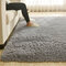 120x170cm Fluffy Rug Anti-Skid Shaggy Area Rug Dining Room Home Carpet Floor Mat - Light Grey