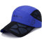 Men Women Summer Quick Dry Baseball Cap Breathable Mesh Visor Cap Cool Sports Cap  - Blue 2