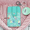 Portafoglio carino con porta carte di credito da donna con 5 fessure per carte e stampa animalier - Figura 5 a colori