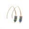 Fashion Style Magnetic Ear Drop V Shape Arrow Earrings Alloy Ear Hook For Women - 08