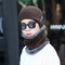 Fleece Lined Warm Beanie Hat Knitted Hat Scarf Set For Men Women Skullies Beanies Bonnet - Coffee