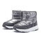 HOBIBEAR Unisex Kids Waterproof Warm Non Slip Wearable Winter Snow Boots - Gray