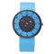 Fashion Unisex Quartz Wristwatch Silicone Strap Concise Second Disk Creative Watches for Women Men - #6