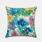 Tropical Flower Pillowcase Leaf Plant Digital Printed Linen Without Core - #2
