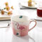 Керамическая чашка с романтическим принтом фламинго - #2