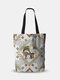 Women Canvas Bohemia Ethnic Pattern Shoulder Bag Handbag Tote Shopping Bag - 4