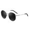 Women's Classic Vintage TAC Metal Polarized Sunglasses Fashion Travel Glasses - Silver+Black