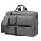 Men Multifunctional Laptop Backpack Waterproof Large Capacity Business Crossbody Bag - Gray
