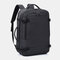 Men Lightweight USB Charging Waterproof Multi-pocket Large Capacity 15.6 Inch Laptop Bag Travel Backpack - Black