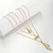 Pendentif coquillage bohème collier multicouche collier chaîne de conque bijoux vintage pour femmes - Or