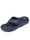 Men Home Non Slip Soft Soled Beach Water Casual Flip Flop Slippers - Blue