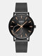 JASSY 10 Colors Stainless Steel Business Simple Fashion Alloy Quartz Watch - #10