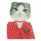 دبابيس بروش أكريليك Cat Badge   - #3