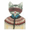 دبابيس بروش أكريليك Cat Badge   - #2