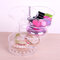Four-layer Rotatable Dustproof Jewelry Box Cosmetic Storage Box - Transparent