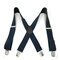 5cm*125cm Plus Size Clip-on Suspenders Four Clips  Adjustable Braces  Oversize Braces  - Navy