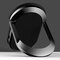 3 in 1 Metal Strong Adhesive 360 Degree Rotation Finger Ring Stand Phone Holder  - Black