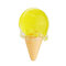 Ice Cream Crystal Slime Mud DIY Toy Gift Stress Reliever - Yellow