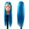 Hair Training Mannequin Practice Head High Temperature Fiber Salon Model With Clamp Braided Hair - 10