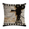 1 PC Vintage Retro Movie Projector Cinema Printed Linen Cushion Cover Home Sofa Decor Throw Pillow Cover Pillowcases - #6