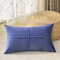 Solid Color Velvet Cushion Waist Pillowcase Nordic Home Long Waist Pillowcase - Blue1
