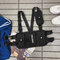 Men Multi-pocket Vest Tactical Hip-Hop Chest Bag Sling bag - Black