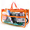 EVA Transparent Environmental Protection Cosmetic Bags Toiletry Bags - Orange