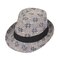 Men Vogue Straw Sunscreen Jazz Top Cap Outdoor Summer Casual Travel Breathable Hat - Blue