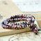 Ethnic Hand-woven Ceramic Beads Multi-layer Bracelet Geometric Irregular Ceramic Beads Bracelet - 3