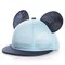Child Adults Summer Breathable Cute Mickey Ear Cap Outdoor Casual Travel Mesh Baseball Hat - Blue