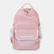Large Capacity Casual Travel Women Backpacks Students Schoolbags - Pink