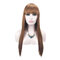 Long Straight Bangs Synthetic Hair Wigs High-temperature Silk Realistic Wig For Women - 05
