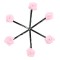 6Pcs Rose Flowers Hair Pins Grips Clips Accessories Wedding Party - Pink