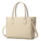 QUEENIE Women Casual Shopping Multifunction Handbag Solid Shoulder Bag - Khaki