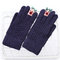 Knit Christmas Gloves Touch Screen Outdoor Gloves  - 018F-zanda