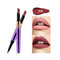 Double-Head Matte Lipstick Pen Lip Liner Automatic Rotating Lip Lipstick 16 Colors For Choice - 09