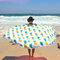 150cm Donut Pizza Pineapple Printing Thin Dacron Beach Towel Shawl Bed Sheet Tapestry - D