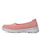 Women Breathable Slip On Solid Color Athletics Outdoor Casual Shoes - Pink