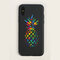 Pineapple Print IPhone Case - Black