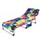 Tie-Dye Pool Chair Cover with Side Pockets Microfiber Chaise Lounge Chair Towel Cover for Sun Lounger Pool Sunbathing Garden Beach Hotel - #01