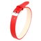 Мода Манжеты браслеты кожаные ремни простой регулируемый браслет ювелирные изделия для мужчин Женское - Красный