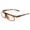 Unisex Flip Anti-blue Light High Definition Reading Glasses Outdoor Home Computer Presbyopic Glasses - Brown