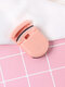 Portable Mini Eyelash Curler False Eyelashes Extension Lift Eyelash Beauty Makeup Tool - Orange