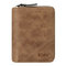 Genuine Leather Multi-functional Business Casual 2 In 1 Card Holder Wallet  - Khaki
