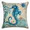 1 PC Sea Turtle Seahorse Whale Octopus Cushion Hold Pillowcase Cushion Cover Throw Pillow Cover Bags Home Car Decor - #2