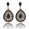 Bohemian Water Drop Diamond Earrings Rhinestone Shiny Ear Drop For Women - 04
