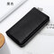 Men Genuine Leather Multi-card Slots Phone Bag Key Case Money Clip Wallet - Black